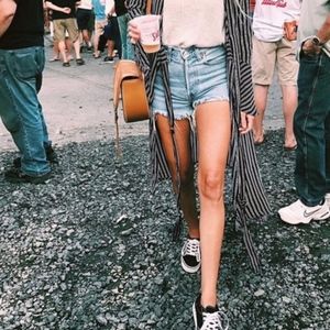 levi’s | vintage 559 high waisted mom jean shorts